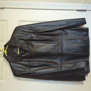 Valerie Stevens women's black leather jacket